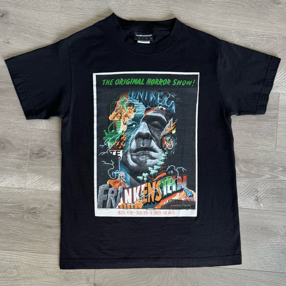 The Hundreds Tristan Eaton Collab Universal Frankenstein Tee T-Shirt Black Small